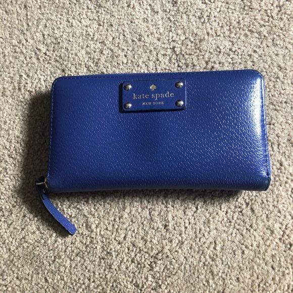 kate spade Handbags - Kate Spade blue wallet